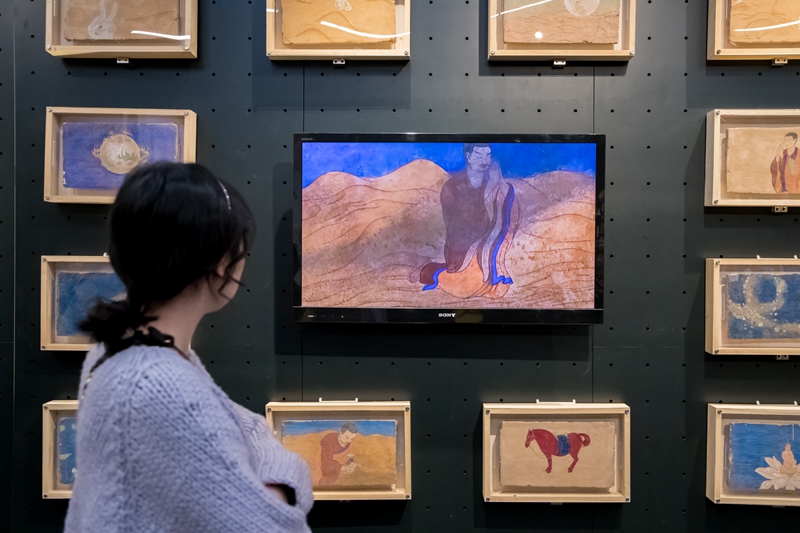 “西遇知美 | 敦煌”第三季之朵云书店公益展 摄影记者/任玉明